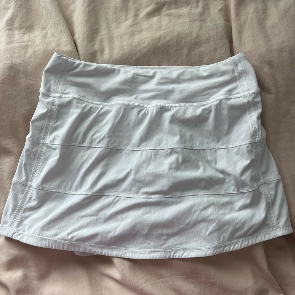 NWOT white lululemon skirt